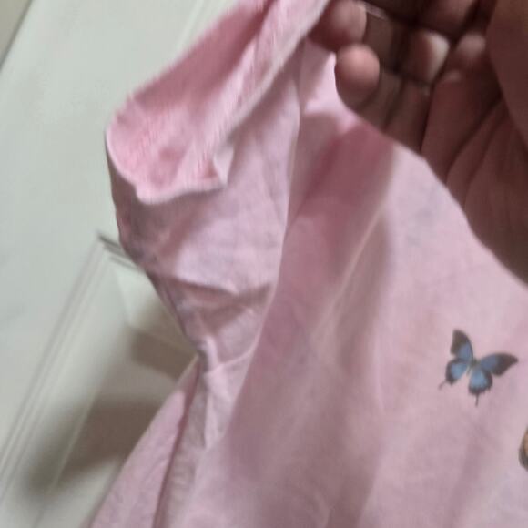 BDG Pink Butterfly Graphic Tee Urban Outfitters S/M - Picture 8 of 8